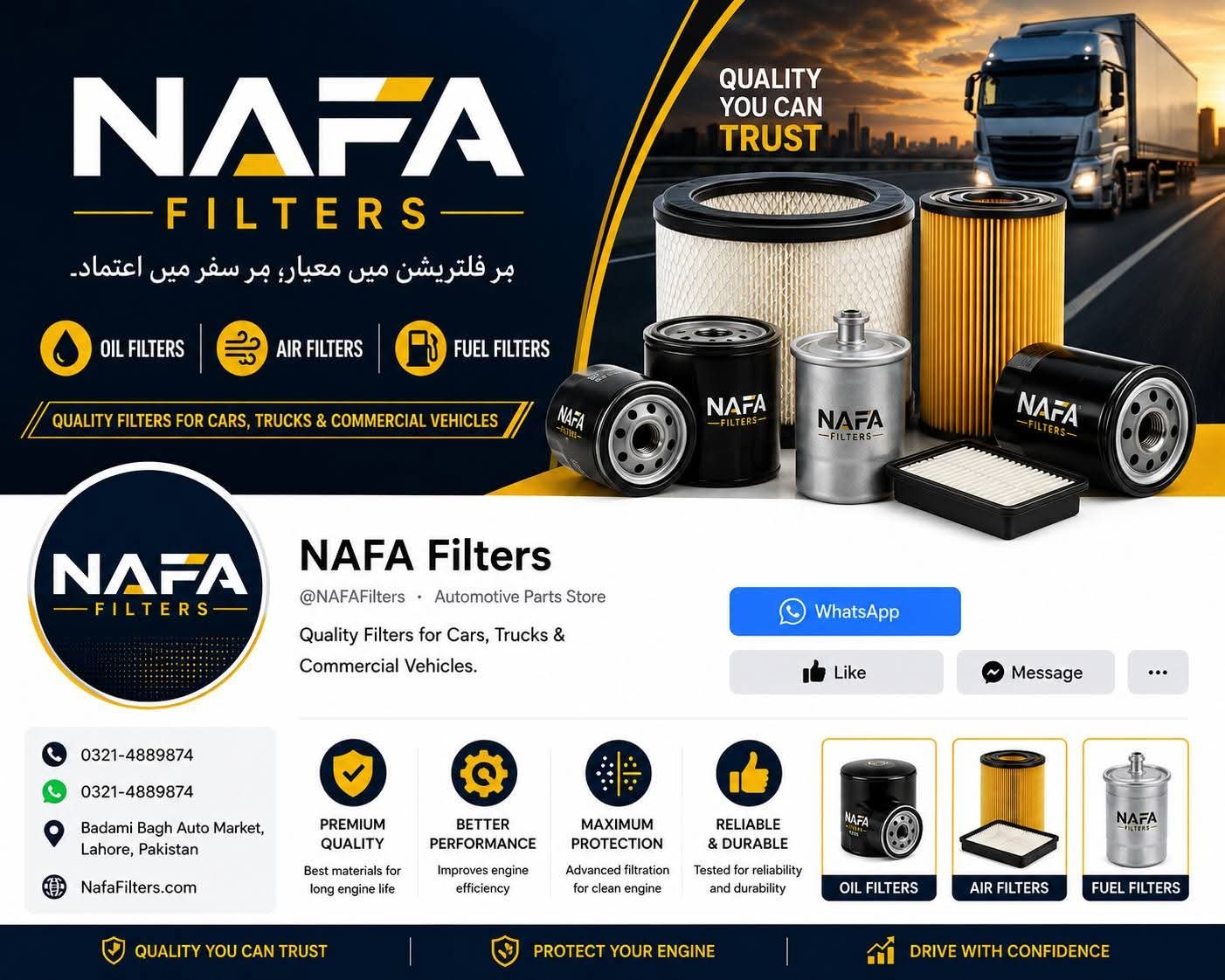 FASTT Car Care collaboration with NAFA Filters