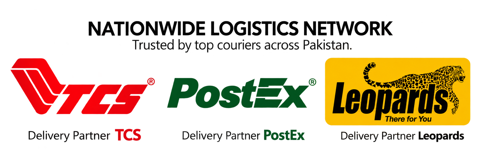 Our Delivery Partners - TCS and PostEx